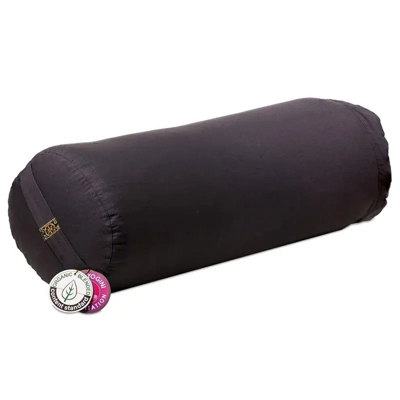 cuscino bolster per meditazioni e yoga colore antracite