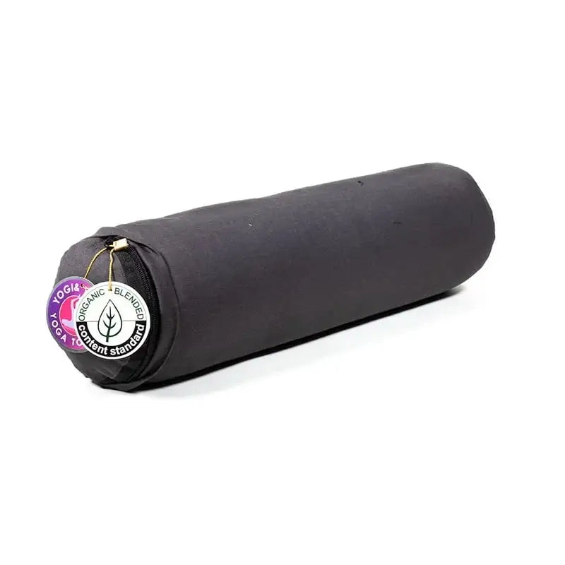 cuscino bolster mini per meditazione e yoga colore antracite