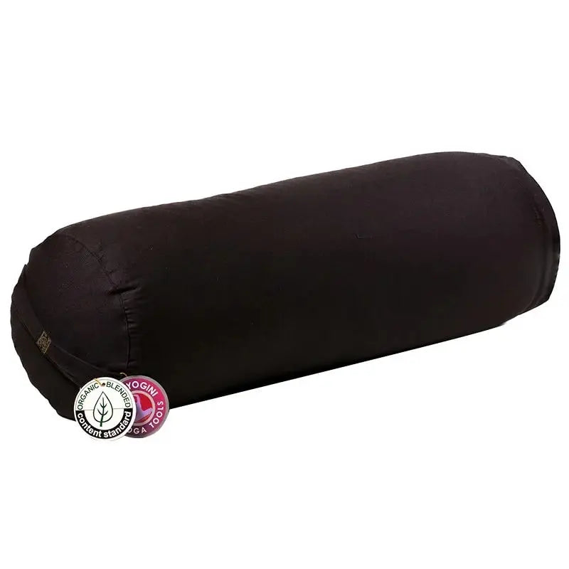 cuscino bolster per meditazioni e yoga colore nero