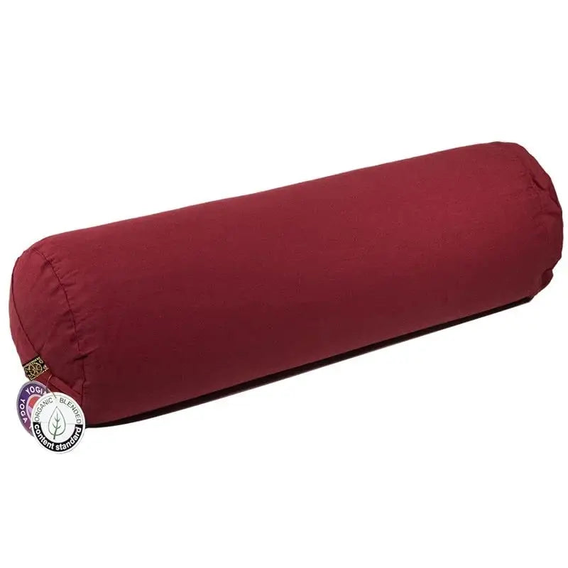 cuscino bolster per meditazioni e yoga colore rosso