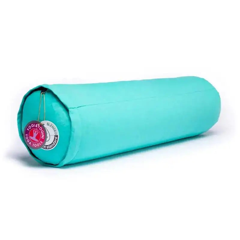 cuscino bolster per meditazioni e yoga colore turchese