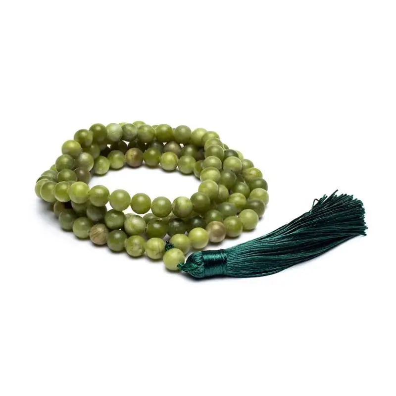 japa mala verde con papalina